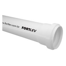 Tubo para Esgoto Série Normal PVC 6m Fortlev NBR5688 Branco