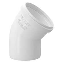 Joelho 45° para Esgoto Série Normal PVC Fortlev NBR 5688 Branco