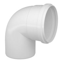 Joelho 90° para Esgoto Série Normal PVC Fortlev NBR 5688 Branco