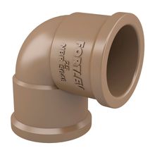 Joelho 90° Soldável PVC Fortlev NBR 5648 Marrom