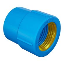Luva Soldável com Bucha de Latão PVC Fortlev NBR 5648 Azul