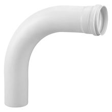 Curva 90° Longa para Esgoto Série Normal PVC Fortlev NBR 5688 Branco