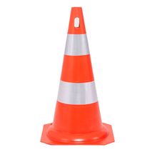 Cone Flexível com Faixas Refletivas Kteli Laranja 50cm