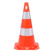 Cone Flexível com Faixas Refletivas Kteli Laranja 75cm