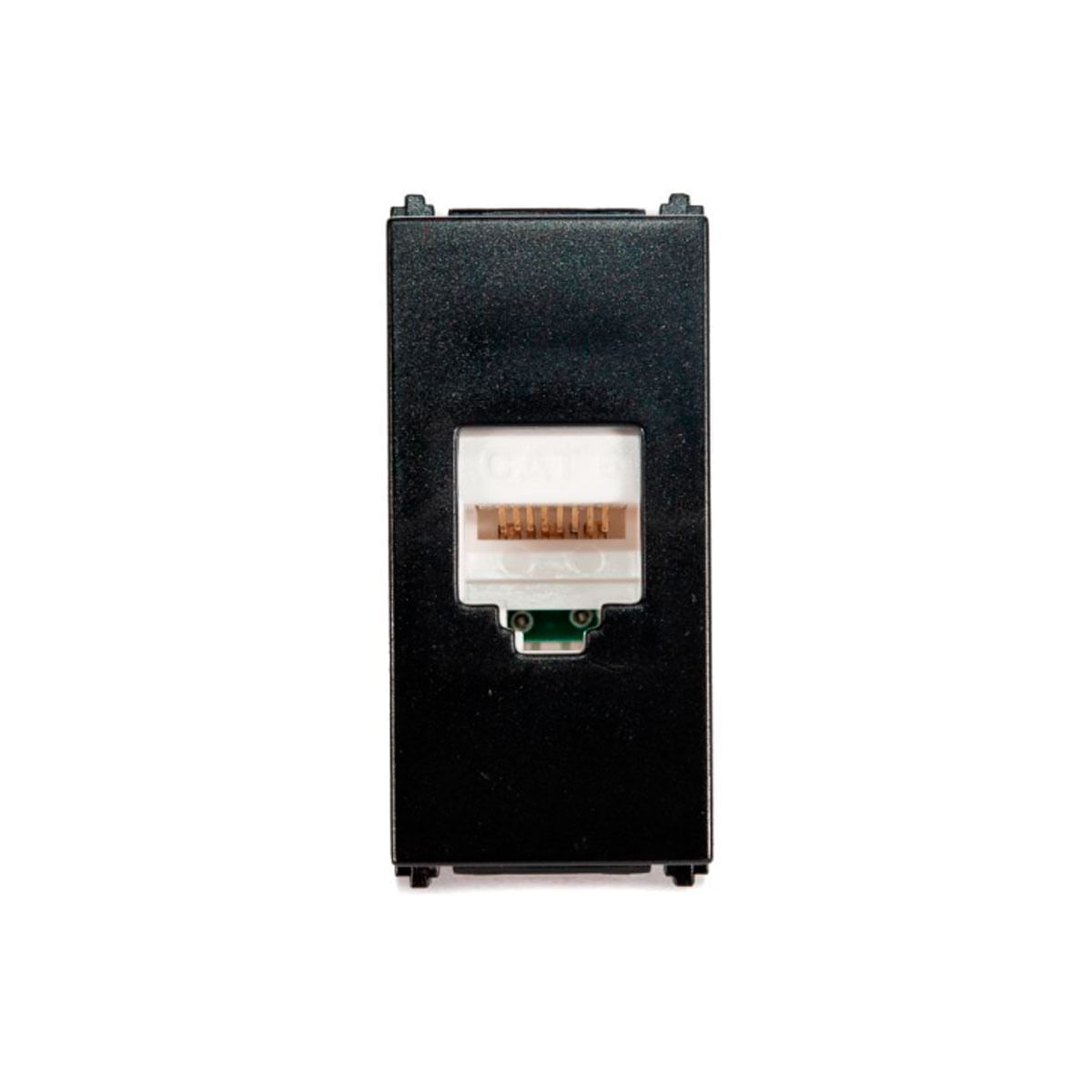 Encontraproduto.com.br - Módulo Tomada RJ45 CAT 6 Refinatto Weg Preto