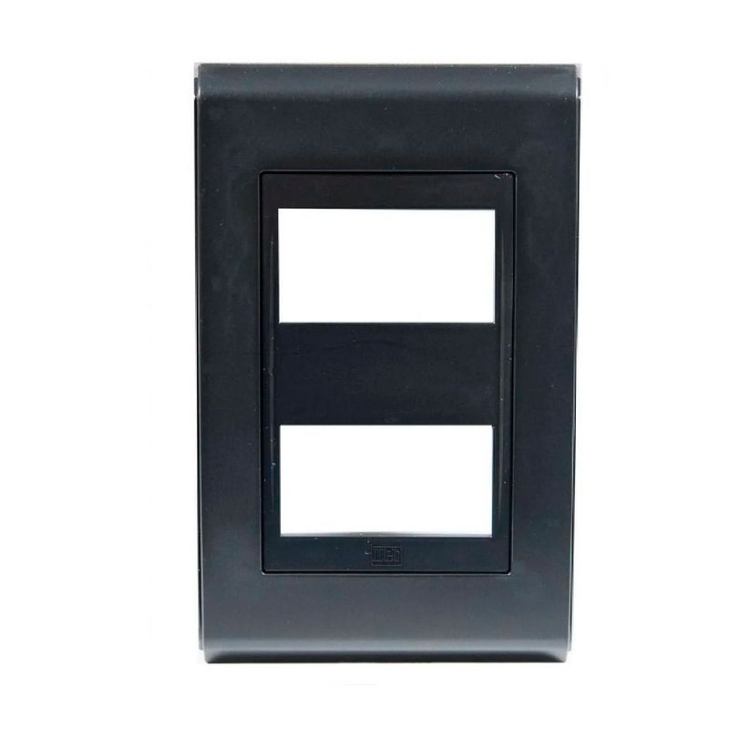 placa-4x2-com-2-postos-afastados-sem-suporte-refinatto-weg-preto-alto-brilho_02
