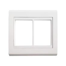 Placa 4x4 com 6 Postos sem Suporte Refinatto Weg Branco Acetinado