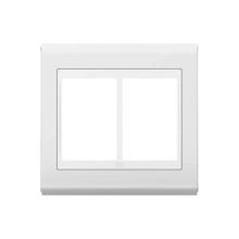 Placa 4x4 com 6 Postos sem Suporte Refinatto Weg Branco Alto Brilho