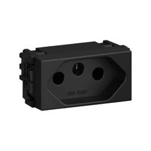 Módulo Tomada 2P+T Refinatto Weg Preto