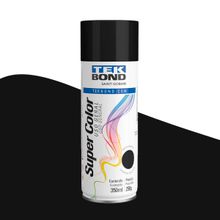 Tinta Spray Uso Geral Tekbond Preto Brilhante