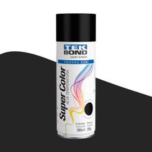 Tinta Spray Alta Temperatura 600°C Tekbond Preto Fosco