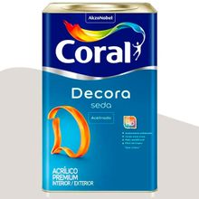 Tinta Acrílica Acetinada Decora Seda Coral Branco Gelo