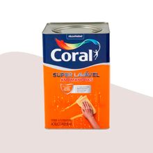 Tinta Acrílica Eggshell Super Lavável Coral Branco Gelo