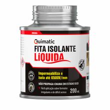 Fita Isolante Líquida 200ml Branca Quimatic Tapmatic BK1