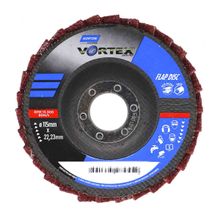 Disco Flap 4.1/2" Médio Vortex Norton Vermelho