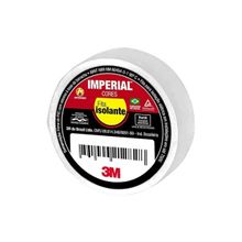 Fita Isolante Imperial Slim 3M Branca 18mm x 10m