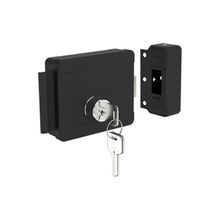 Fechadura Elétrica de Sobrepor Soprano Preto
