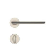 Fechadura Redonda para Banheiro Allegro Soprano Cromo Acetinado 55mm
