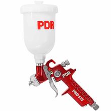 Pistola de Pintura Ar Direto Gravidade 0,80mm Caneca Nylon PRO513 PDR