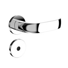 Fechadura Redonda para Banheiro Ícaro Soprano Cromado 40mm
