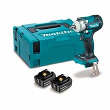 Chave de Impacto 1/2" DTW300RTJ - Com Carregador e 2 Baterias 5,0Ah Makita