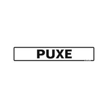 Placa de Sinalização em PS 5x25cm Puxe Sinalize