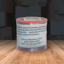 Fio de Solda Estanho 0,50mm 63 x 37 com Resina Soft