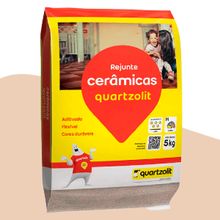 Rejunte Cerâmico Quartzolit Bege 5kg