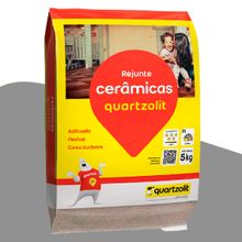 Rejunte Cerâmico Quartzolit Cinza Ártico 5kg