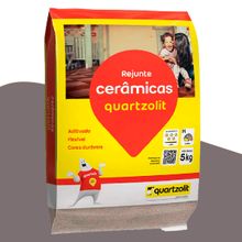 Rejunte Cerâmico Quartzolit Preto Grafite 5kg