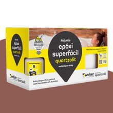 Rejunte Epóxi Superfácil Quartzolit Marrom Café