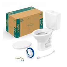 Vaso Sanitário com Caixa + Kit Instalação 3/6L Saveiro Celite Branco