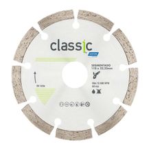 Disco Diamantado 110 X 22,23mm Norton Classic Segmentado