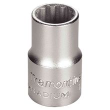 Soquete Estriado Encaixe 1/2" x 16 mm Tramontina Pro