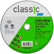 Disco de Corte 9" X 3,0 X 7/8" Norton AR 302