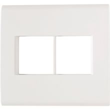 Placa 4x4 c/ Suporte Liz Tramontina Branco 4 Postos