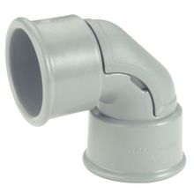 Cotovelo 90° c/ Janela Eletroduto Tramontina Cinza 3/4“
