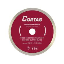 Disco de Corte Diamantado Contínuo Profissional Plus Cortag