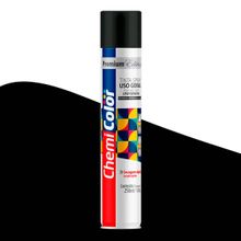 Tinta Spray Uso Geral Chemicolor Preto Brilhante