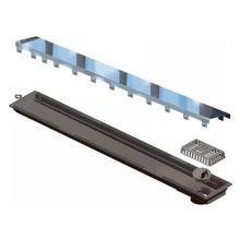 Ralo Linear Seco com Grelha Vazada e Saída Lateral Novii 75cm