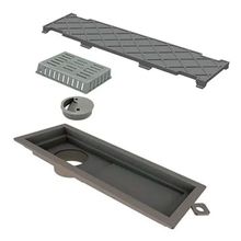 Ralo Linear Oculto Seco com Saída Lateral 25cm Novii