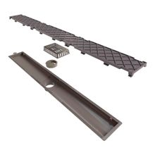 Ralo Linear Seco com Saída Central 75cm Novii