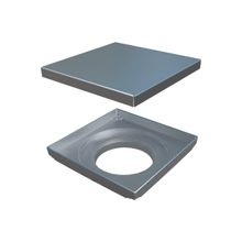 Ralo Quadrado 2 em 1 Top-Max 15 x 15cm