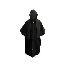 Capa de Chuva PVC Forrada Standard Preta Morcego Brascamp