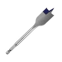 Broca Chata 1/4" x 1.1/2" x 150mm Blue Groove Standard Irwin para Madeira