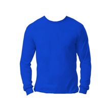 Camisa Manga Longa Sarjaleve Padroniza Azul