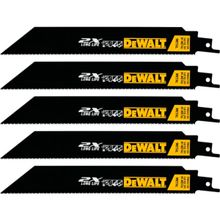 Lâmina Serra Sabre Bi-Metal 8” 14 a 18 DPP com 5 unidades DeWalt