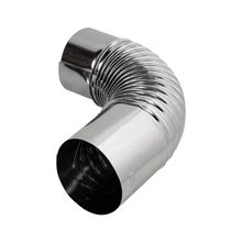 Curva 90° Inox para Cano de Fogão 110mm Adams
