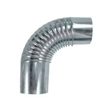 Curva 90° Galvanizado para Cano de Fogão 110mm Adams