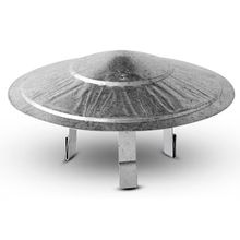 Chapéu Fixo Galvanizado para Cano Fogão Adams